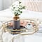 CosmoLiving by Cosmopolitan 27" Gold Metal Glam Tray